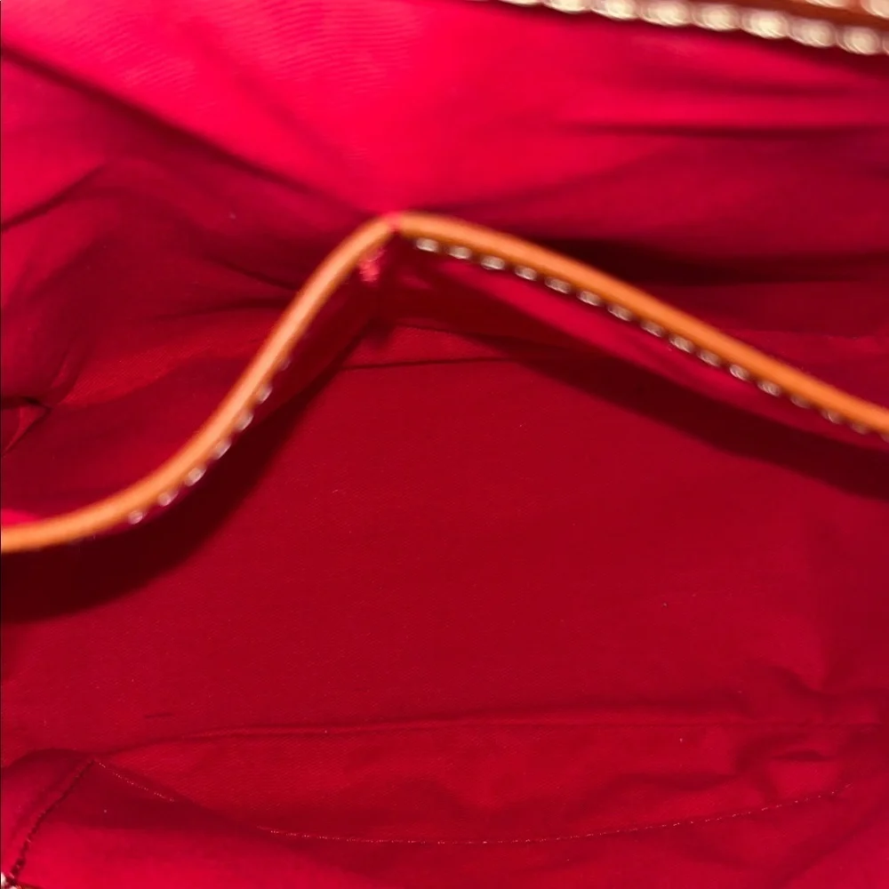 Dooney & Bourke Brown Leather Satchel used good condition